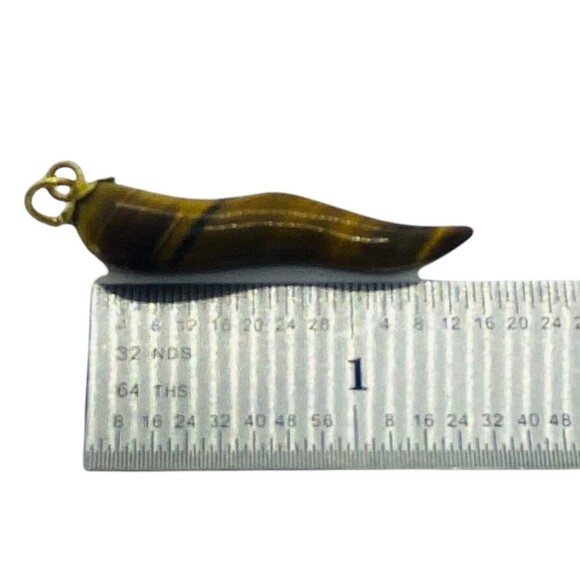 Tigers eye Stones Crystals Heart Round Necklace Pendant Charm Assorted Mix lot - Picture 3 of 8